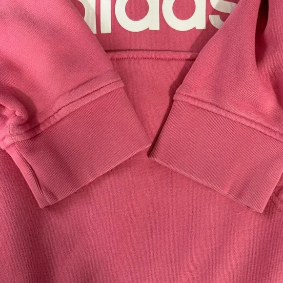 adidas Originals Women's Adicolor Trefoil Hoodie in Pink Size Medium - Picture 7 of 12